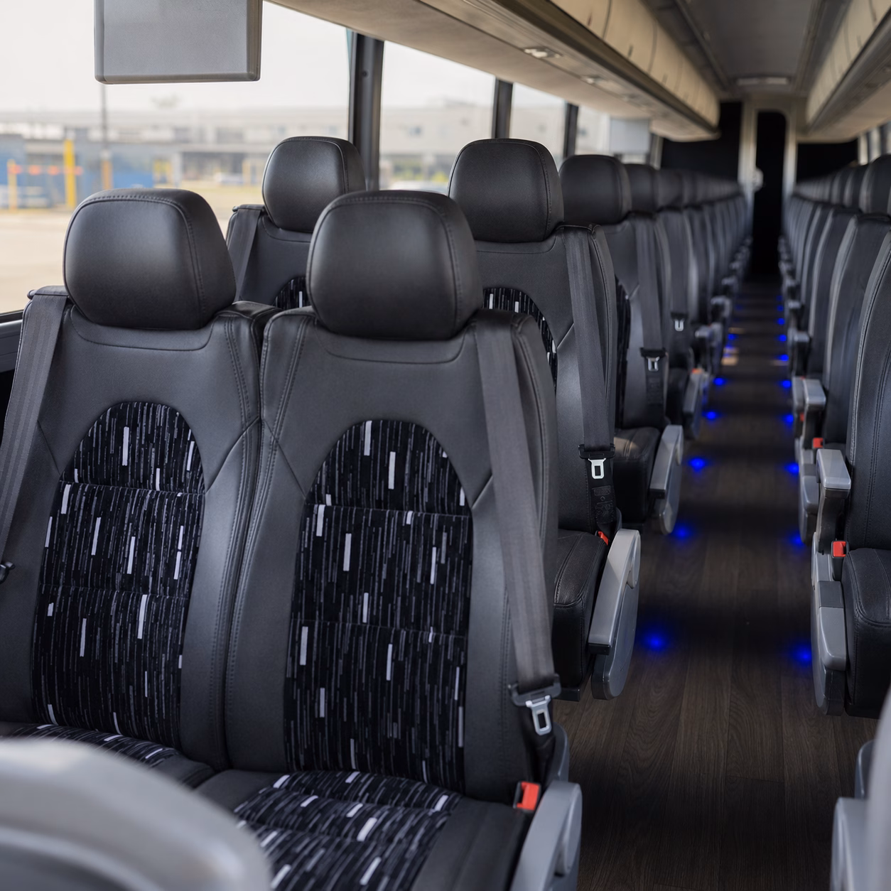pomona charter bus interior