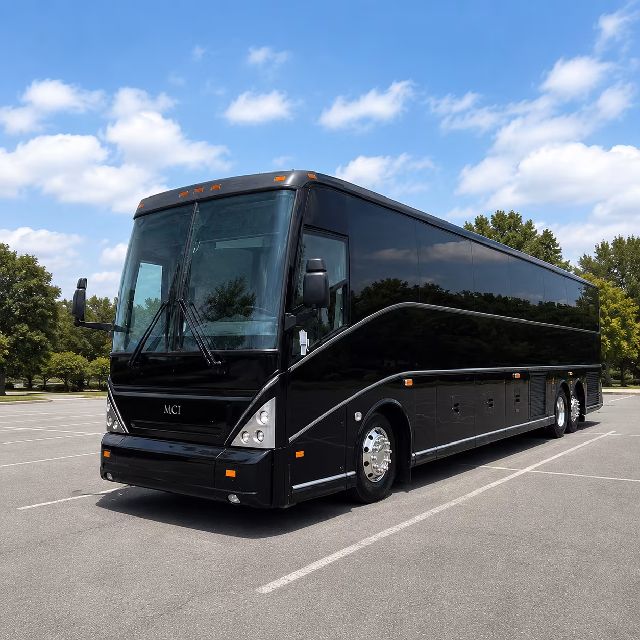pomona charter bus rental exterior