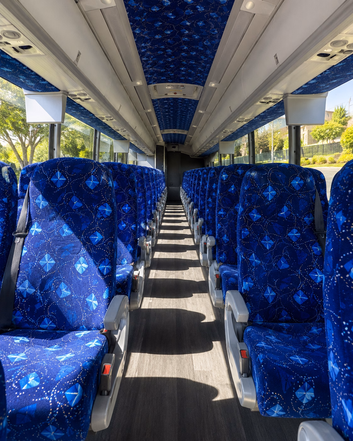 pomona charter bus rental inside