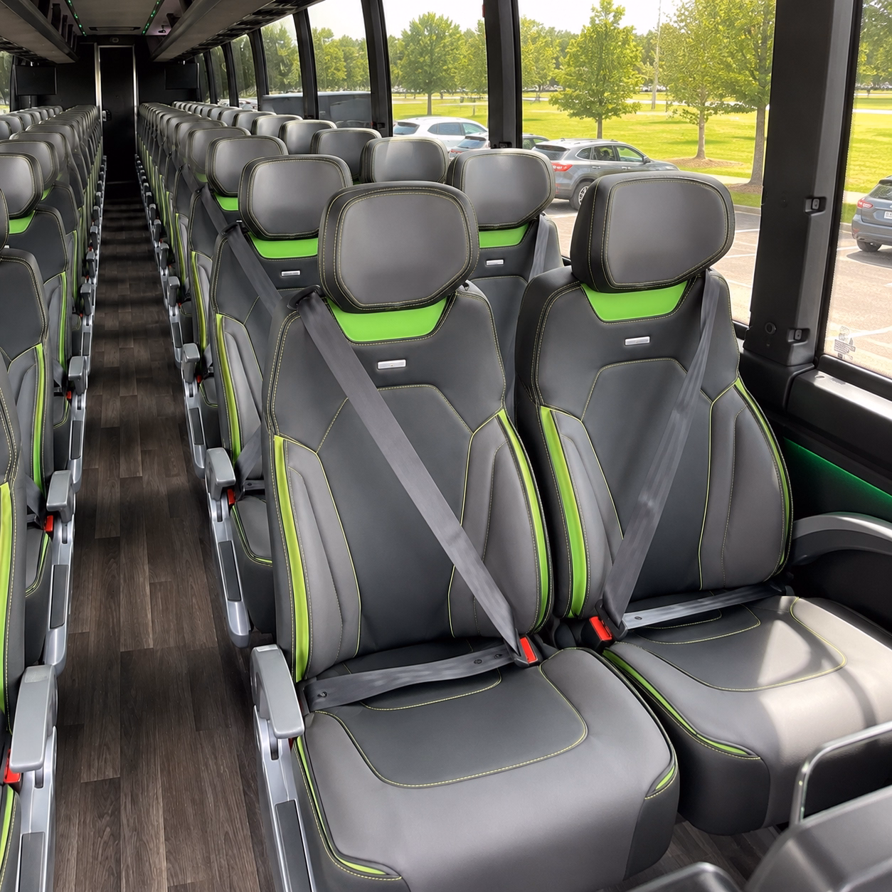 pomona religious group transportation onboard seating